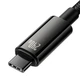 Кабель Baseus Tungsten Gold Fast Charging Data Cable Type-C to Type-C 240W 2м (CAWJ040101) Black - изображение 5
