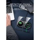 Бездротовий зарядний пристрій Baseus Simple 2in1 For Phone + Pods Pro Wireless Charger с технологією Qi 15W WXJK-CA02) Transparent - зображення 12