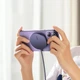 Бездротовий зарядний пристрій Baseus Simple Mini3 Magnetic Wireless Charger с технологією Qi 15W (CCJJ040205) Purple - зображення 2