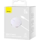 Бездротовий зарядний пристрій Baseus Simple Mini3 Magnetic Wireless Charger с технологією Qi 15W (CCJJ040012) White - зображення 11