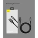 Кабель Baseus Tungsten Gold Fast Charging Data Cable USB to Lightning 2.4A 2м (CALWJ-A01) Black - изображение 15