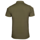 Футболка поло термоактивная MIL-TEC Tactical Polo Quickdry Олива, 4XL - изображение 6