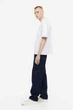 Футболка H&M Loose Fit білий 0608945001 M - изображение 4