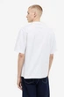 Футболка H&M Loose Fit білий 0608945001 M - изображение 5
