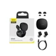 Навушники беспроводные Baseus Bowie WM01 True Wireless Earphones NGTW370001 черные - изображение 6