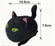 Антистрес іграшка тягучка милий товстий "Злий кіт" "Злі коти" Angry cat 10х9х7 см Чорний - зображення 7
