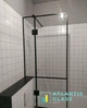 Шторка на ванну 900х1400 мм Atlantis Glass SKY LOFT Поворотная Универсальная в черной фурнитуре - изображение 3