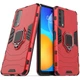 Ударостійкий чохол Transformer Ring for Magnet для Huawei P Smart (2021) (Червоний) - зображення 5