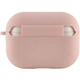 Силіконовий футляр з мікрофіброю для навушників Airpods Pro (RosyBrown) - зображення 3