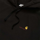 Худі чоловіче Carhartt WIP Hooded American Script I028279-89XX L Чорне (4064958113669) - зображення 2