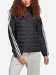 Куртка демісезонна коротка з капюшоном жіноча Adidas Hooded Premium Slim Jacket HM2612 38 Чорна (4066747400356) - зображення 1