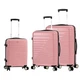 Чемодан малый полипропилен Snowball розовый 33703 rose gold (S) - изображение 2