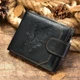 Портмоне чоловіче шкіряне для карток Vintage leather-20232 Чорне - зображення 6