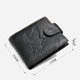 Портмоне чоловіче шкіряне для карток Vintage leather-20232 Чорне - зображення 9