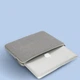 Чехол сумка для ноутбука из мягкой защитой для Macbook Air Pro 13"-14" Cерый - изображение 2
