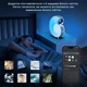 Колонка светильник ночник лампа аккумуляторная с Bluetooth подсветкой будильником 17.2x7.6x21.4 см (476910-Prob) Ракушка - изображение 5