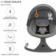 Кресло-качалка Kinderkraft Lumi 2 Dark Grey (KBLUMI02DGR0000)(5902533925025) - изображение 13