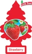 Освежитель воздуха LITTLE TREES Strawberry (Клубника), ароматизатор ЁЛОЧКА для автомобиля, дома, офиса, ванной, шкафа, гаража - изображение 1