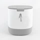 Відро для сміття настільне з кришкою MVM MY HOME 1.5 л Білий/сірий (BIN-21 1,5L WHITE/GRAY) - зображення 3