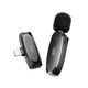 Мікрофон бездротовий петличка для iPhone - XO MKF08B Lightning wireless Collarclip - зображення 2