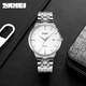 Наручные мужские классические часы Skmei 1801S (Серебристые) - изображение 3