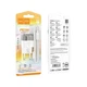 Мережевий зарядний пристрій HOCO C125A Transparent tribute single-port PD20W charger set(Type-C to Type-C) Transparent Black (6931474798374) - изображение 4