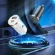 Автомобільний зарядний пристрій BOROFONE BZ22 Scenery dual port PD30W+QC3.0 car charger Black 6941991105180 - зображення 4