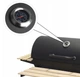 Угольный гриль - бочка для барбекю STAZER FIRETUBE PRO 112х102х50 см с крышкой и колесами Черный - изображение 6