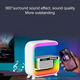 Аккумуляторный светильник XM-G3 mini, RGB ночник, часы, беспроводная зарядка, Bluetooth колонка - изображение 4