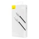 Кабель Baseus Cafule Metal Data Type-C 66W (0.25m) black - зображення 3