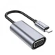 Перехідник Hoco UA21 Origin Type-C to VGA metal gray - зображення 6