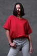 Оверсайз Футболка Without Woman 2XL/3XL Red 427891829 - изображение 1