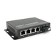 4х портовый медиаконвертор ONV-0110S-SCX-S4-A, 4*100М RJ45 + 1*SC порт ( single mode single fiber,1310/1550nm, 20km ) - изображение 1