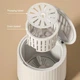 Портативная мини стиральная машинка Mini washing machine на 4л Ультразвуковая стиральная машинка USB MW-23 Розовый - изображение 4