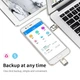 Флеш накопитель-память 2в1 Lenovo в металлическом корпусе USB3.0 + TYPE-C 1TB 528 - изображение 4
