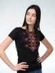 Футболка вышиванка 2XL чёрная (ж-19) - изображение 2