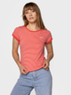 Koszulka damska Lee Cooper ALINE-6040 L Czerwona (5904347388843) - obraz 3