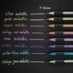 Набор лайнеров металлик Schneider Paint-It 1-2 мм 4 шт (ML02011501) - изображение 3
