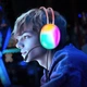 Навушники накладні Hoco W109 ігрові з LED підсвічуванням Jack 3.5 black - зображення 2