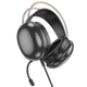 Наушники накладные Hoco W109 Plus игровые с LED подсветкой USB black - изображение 6