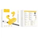 Беспроводные TWS наушники Hoco EW39 вакуумные yellow - изображение 5