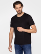 Koszulka męska bawełniana Lee Cooper HENLEY-4587 M Czarna (5904347395360) - obraz 3