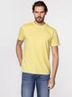 Koszulka męska bawełniana Lee Cooper OBUTCH-875 M Żółta (5904347395070) - obraz 1