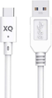 Кабель Xqisit NP USB Type-C - USB Type-A 1 м White (4029948221502) - зображення 1