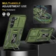 Ударостійкий чохол Camshield Army Ring для Samsung Galaxy S21 FE Оливковий - изображение 3