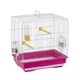 Клітка для птахів Ferplast REKORD 1, біла, 35,5 x 24,7 xh 37 cm - зображення 1