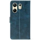 Чохол-книжка Crazy Horse Clasic для Infinix Zero 30 4G Dark Blue (Front) (55905) - зображення 3