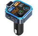 FM-трансмиттер Lencent BT23 Bluetooth 5.0 / MegaBass / QC 3.0 / RGB Black (BT23) - изображение 1