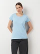 Футболка женская Fruit of the Loom Valueweight Ladies 0613720YT L Голубая (Tr2000000014456) - изображение 1