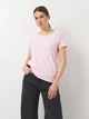Футболка женская Fruit of the Loom Valueweight Ladies 061372052 XS Розовая (Tr2000000014609) - изображение 1